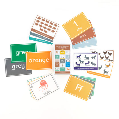 Learning and Development Flashcards For Toddlers - 12 Months+