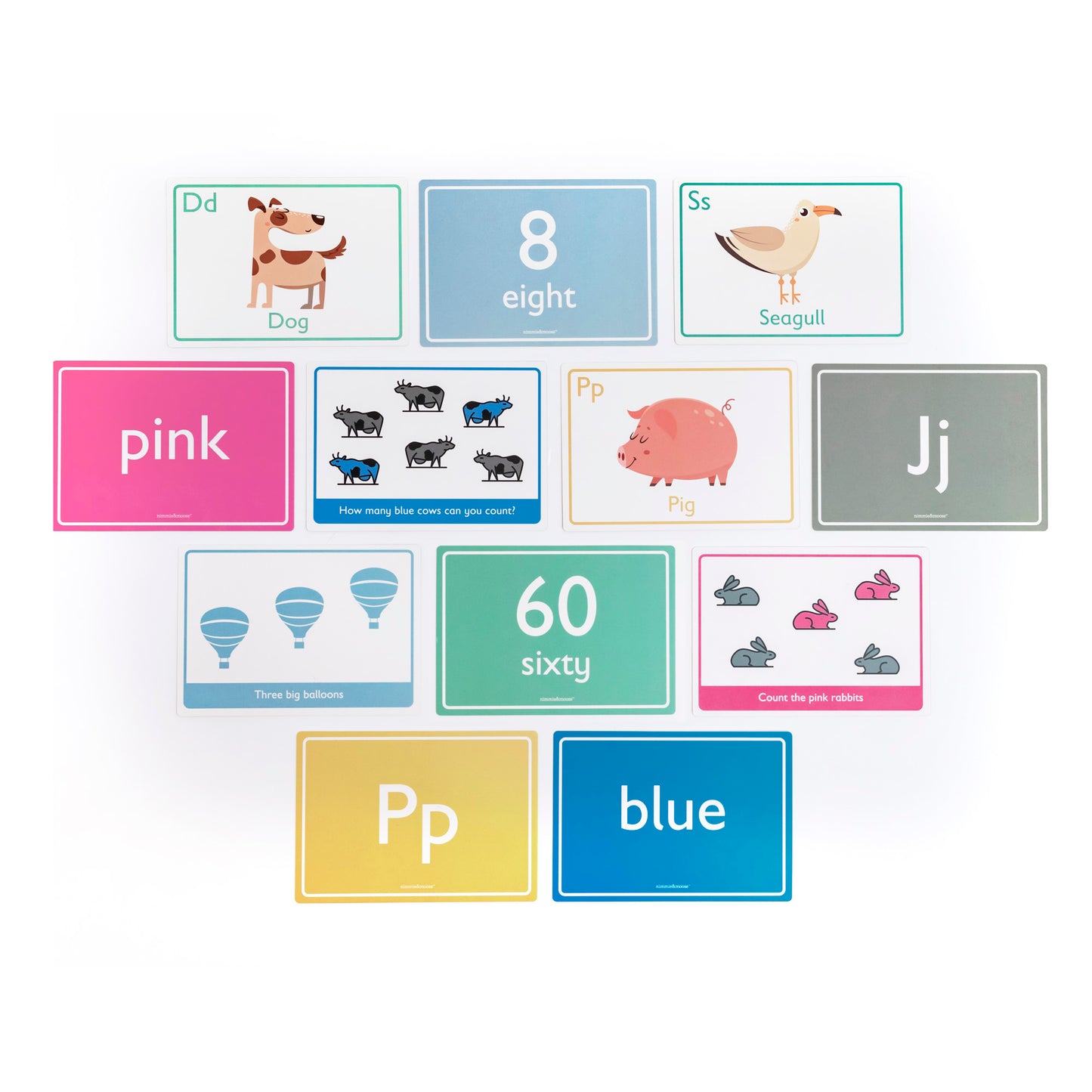 Learning and Development Flashcards For Toddlers - 12 Months+