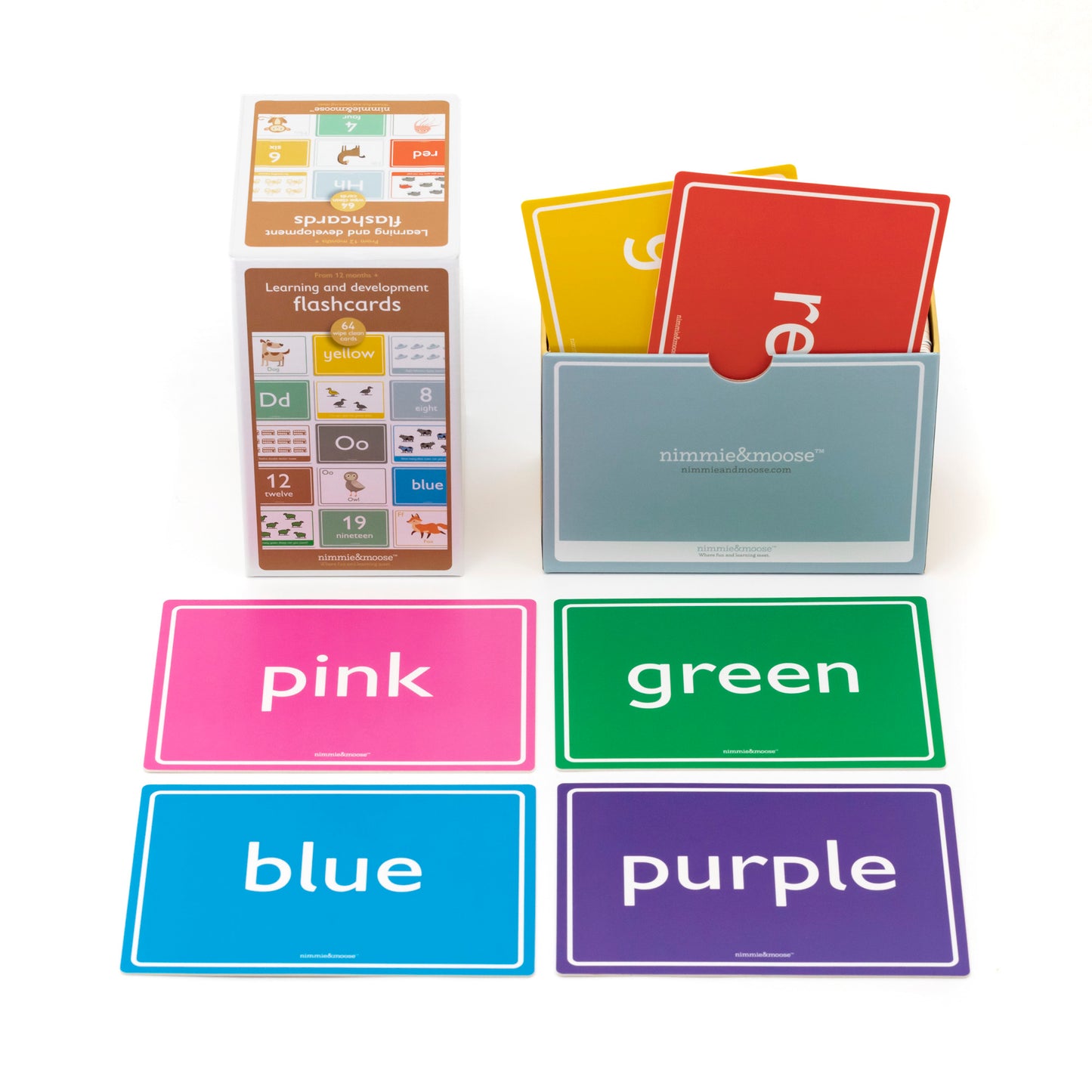 Learning and Development Flashcards For Toddlers - 12 Months+